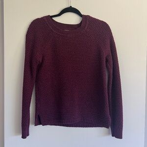 Burgundy Knit Sweater